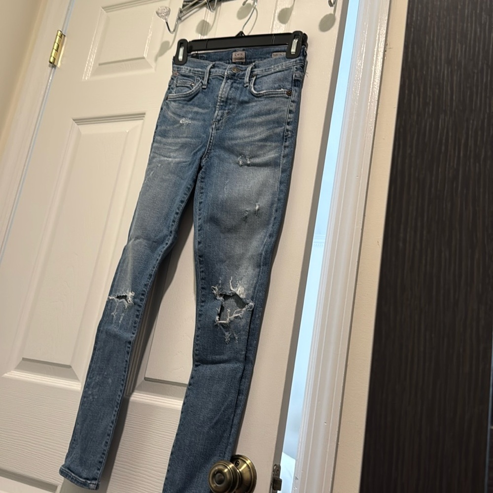Citizens of Humanity Rocket Crop High Rise Skinny